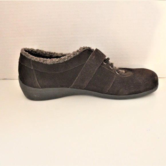 Easy Spirit Booties Brown Suede Round Toe Size 8 1/2 - Picture 7 of 10